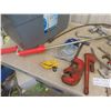 Image 6 : Plumber Supplies + Tooling, Pipe Wrench, Snake