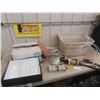 Image 1 : Electrical Supplies: Wire, Boxes, Lights, Switches and  Paint Tray 