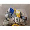 Image 5 : Electrical Supplies: Wire, Boxes, Lights, Switches and  Paint Tray 
