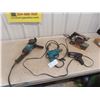 Image 1 : 4 Power Tools: Makita Angle Grinder, Drill, Craftsman Belt Sander, Black and Decker Glue Gun