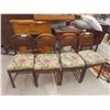 Image 1 : 4x  Antique Nesting Dining Room Chairs 