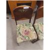 Image 3 : 4x  Antique Nesting Dining Room Chairs 