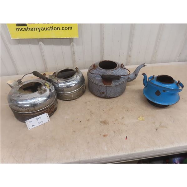 Old Kettles/ Planters 