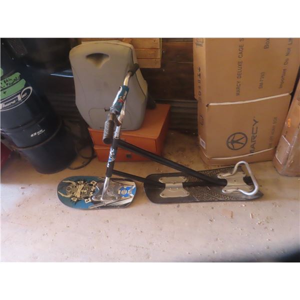 Stand Up Snow Slide Bike Style 