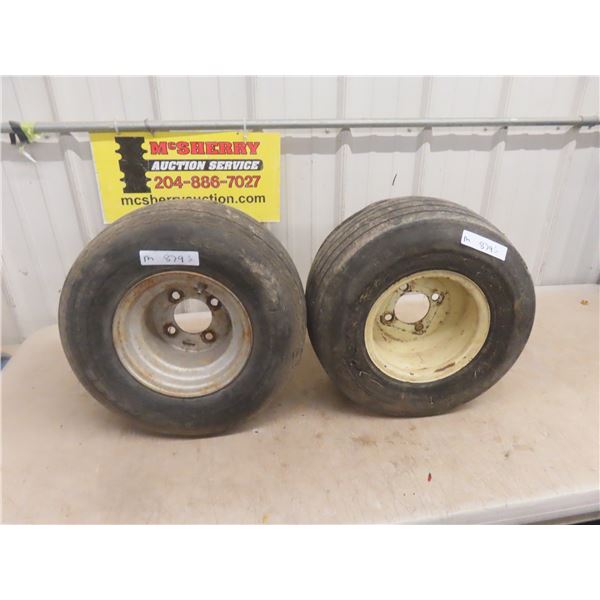 2 Tires + Rim 18x 8 1/2 " 