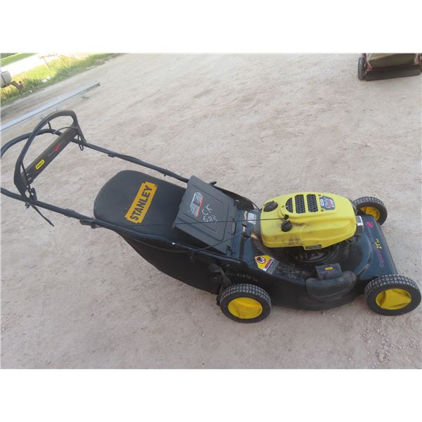 Stanley 6.5hp 21" Mower with Bagger - Has Compression