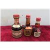 Image 2 : 5 1960's Airline Size Liquor Bottles and Matues
