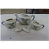 Image 9 : Demi Tasse Vintage Cups with Saucers Childs Bluebird 