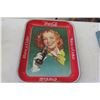 Image 5 : 2 Vintage Coke Trays, Soda King Rechargeable Soda Syphon 