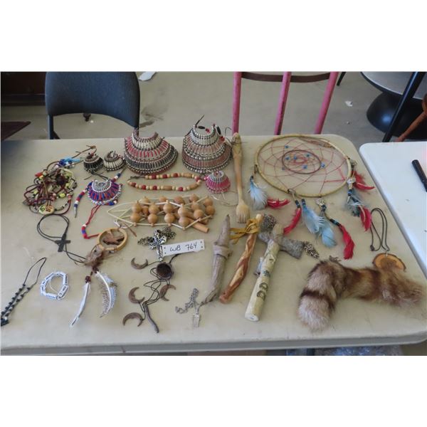 Dream Catcher, Indigenous Beads, Artwork and More