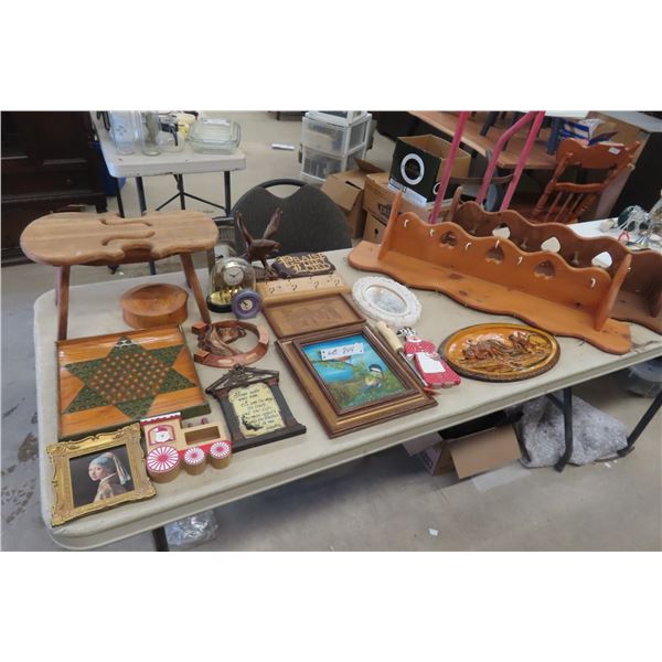 2 Wood Coat Racks Pictures Stool Key Hook and More