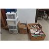 Image 1 : 150 VHS 3 Drawer Plastic Organizer and DVD's 