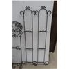 Image 3 : Wrought Iron Style Décor Table Base Book Case/CD Shelf and Windmill 