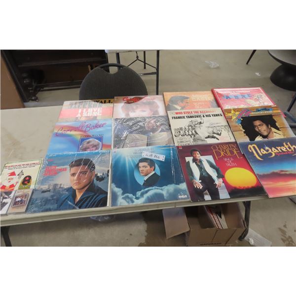 12 Albums Elvis, Nagoreth, Charlie Pride, Johnny Cash 