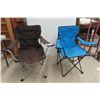 Image 1 : 2 Folding Camping Chairs 
