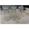 Image 6 : 4 Milk Bottles,3 Creamer Bottles Serving Ware and Giant Milk Bottle 18''H