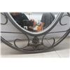 Image 2 : Oval Mirror with Decorative Frame 36x22