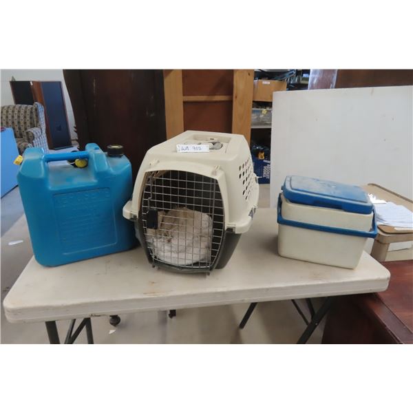 Plastic Pet Carriers, Kerosene 20L Container and 