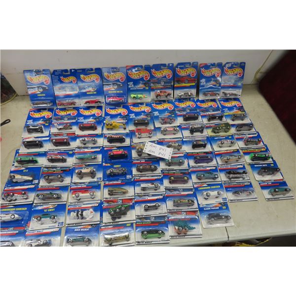 70 Hot Wheels Die Cast From 90's