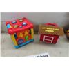 Image 2 : Toys, Baby Einstein Farm Friends, Vtech Activity Cube, My Barnyard Friends Puzzles