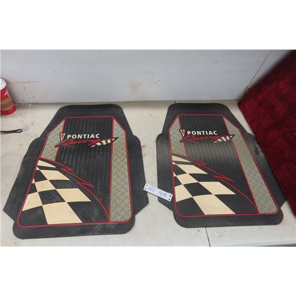 2 Pontiac Racing Auto Floor Mats
