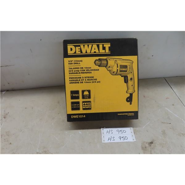 New Dewalt 3/8 Power VSR Drill