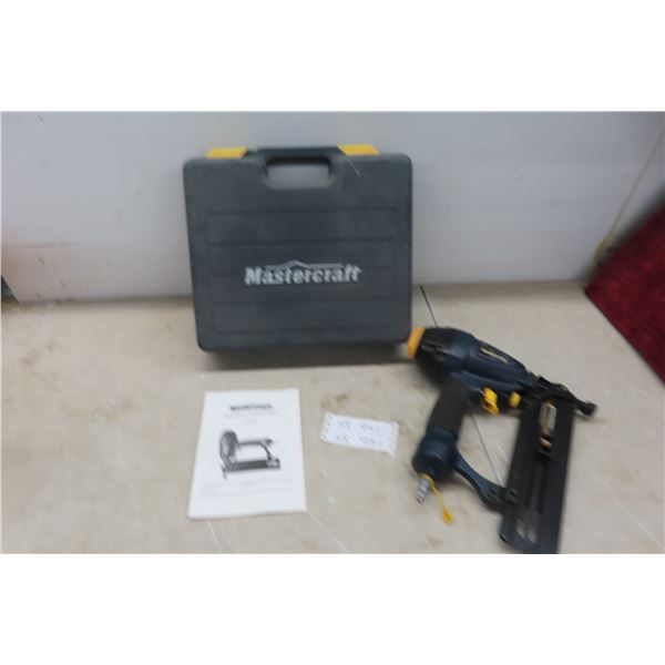 Mastercraft Air Finishing Nailer with Case and Manual