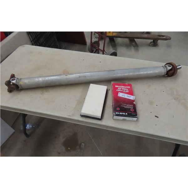 Ford Dry Shaft Part #F79Z-4602 AA and Air Filter #23-3015-4