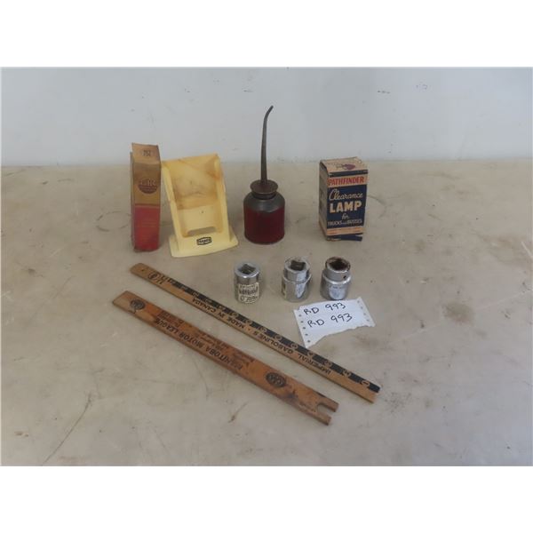 Texeco Counter Road Map Rock, Fuel Tank