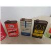 Image 3 : 12 Oil Product Cans, Esso, GM, Turtle Wax. Roco, Gulf +