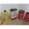 Image 4 : 12 Oil Product Cans, Esso, GM, Turtle Wax. Roco, Gulf +