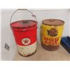 Image 4 : 2x 5 Gallon Oil Pails 1) White Rose, Texaco