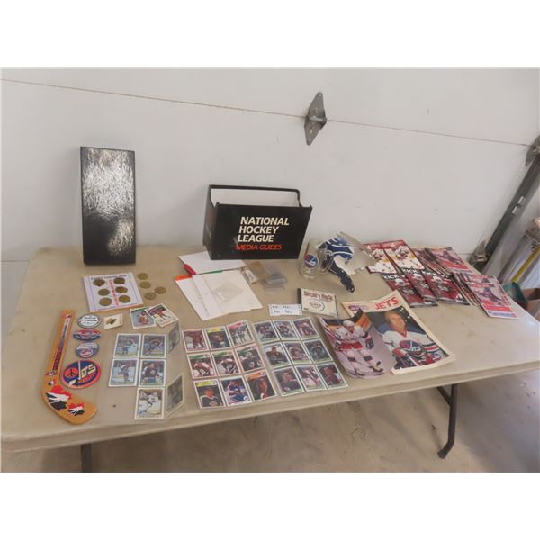 1989 Jet + Mesize  with Bobby Hull Pamphlet