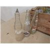 Image 2 : Wooden Pop Crate with Pop Bottles + Milk Bottles 