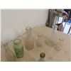 Image 5 : Wooden Pop Crate with Pop Bottles + Milk Bottles 