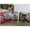 Image 3 : 9x 1 Litre Oil Cans Texaco, Castrol, Motorcycle, Gulf +