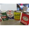 Image 4 : 9x 1 Litre Oil Cans Texaco, Castrol, Motorcycle, Gulf +