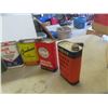 Image 5 : 9x 1 Litre Oil Cans Texaco, Castrol, Motorcycle, Gulf +