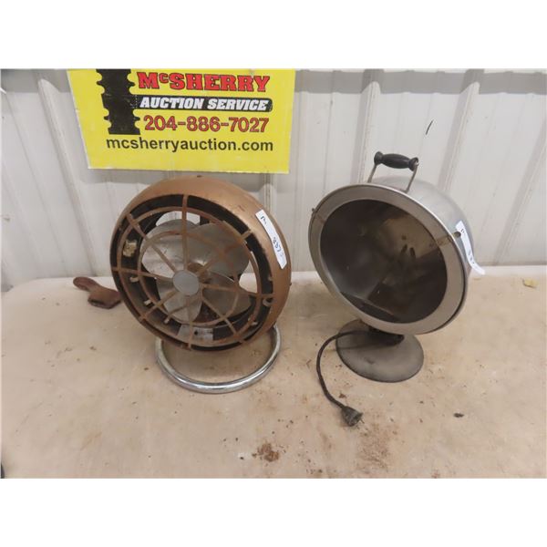 2 Vintage Electric Heaters 