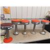 Image 1 : 5x Swivel Vintage Café Stools