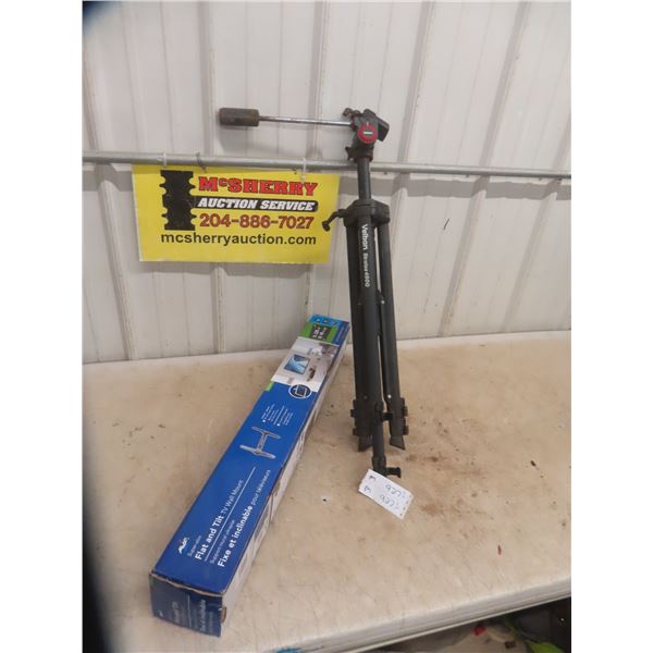 Vel Bon Stictas 4600 Camera Tri Pod, Flat Screen Wall Mount