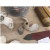 Image 6 : 3 Boat Propeller, Brass Fire Extinguisher, Old Wrench + 