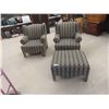 Image 1 : 2 Living Room Matching Chairs  and 1 Ottoman 
