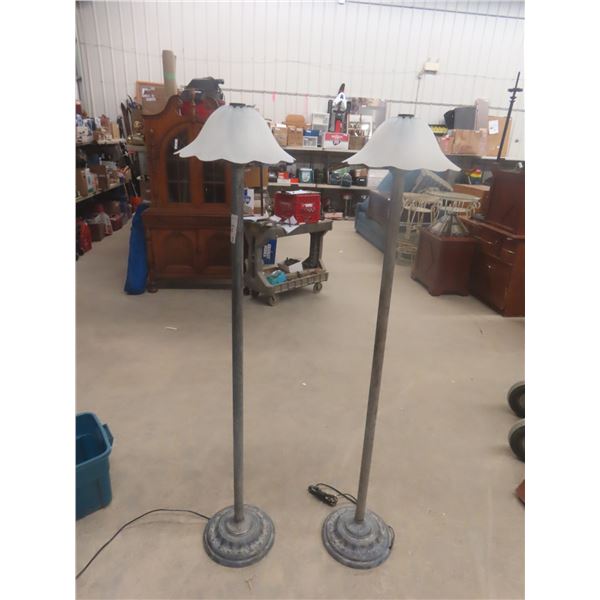 2 Matching Floor Lamps