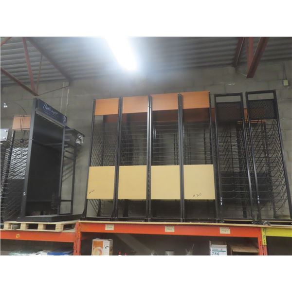Approximately 20 Retail Metal Flooring/Carpet Displays 