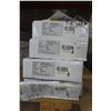 Image 2 : 4 Boxes 2mm Glue Down Vinyl Plank Weathered Barnwood 6'' x 36'' Pieces (144 sq ft)