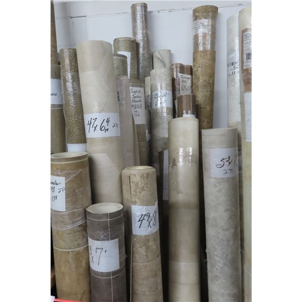 Residential Sheet Vinyl Flooring Remnants Various Styles and Sizes
