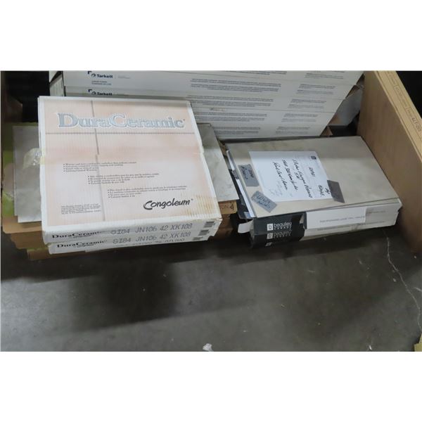 11 Boxes Vinyl Tile 4 Styles and Sizes