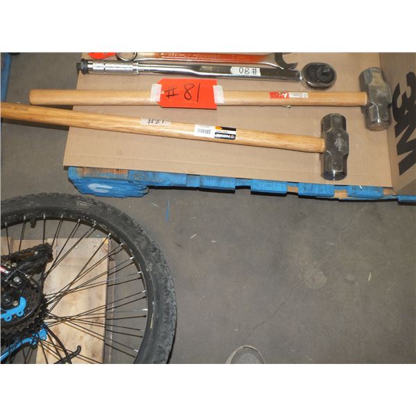 Two 8lb Sledge Hammers