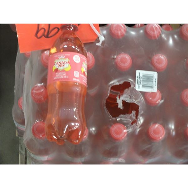 24 500 ml Bottles Of Canada Dry Raspberry Lemonade for one money...